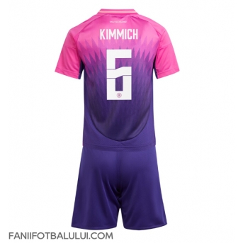 Germania Joshua Kimmich #6 Echipament de Fotbal Replică European 2024 Copii Deplasare (+ Șorturi)